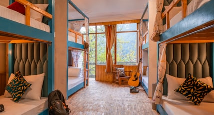 Moustache Manali. Room Type - 8 Bed Mixed Dorm