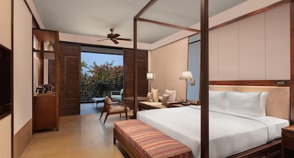 Hilton Goa Resort,Candolim Room Type - King Superior Room Tropical view with Balcony Hilton Goa Resort,Candolim Room Type - King Superior Room Tropical view with Balcony