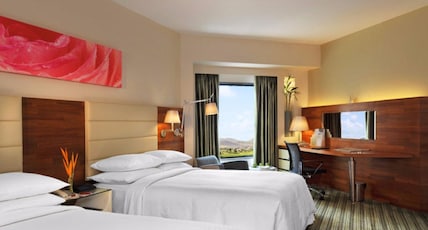 Four Points By Sheraton, Visakhapatnam- Marriott International Room Type - Twin Beds, Pool View Balcony Guest Room Four Points By Sheraton, Visakhapatnam- Marriott International Room Type - Twin Beds, Pool View Balcony Guest Room