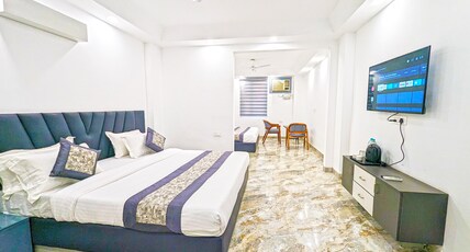 Hotel Green Vegas Room Type - Family Room  ( Rs500swimming pool per pax per Hour )