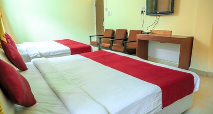 Hotel Delta Residency Room Type - Family Room AC with wifi ( 3 King Beds )