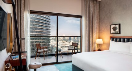 DoubleTree by Hilton Dubai M square Hotel & Residences Room Type - ONE BEDROOM APT KTCHN TRC