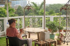 Rooftop Cabin in peaceful old Calcutta