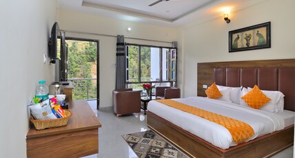 Hotel Dhanolti View by LA Riqueza Room Type - Super Deluxe Room With Balcony - View of Valleys and Mountains Hotel Dhanolti View by LA Riqueza Room Type - Super Deluxe Room With Balcony - View of Valleys and Mountains