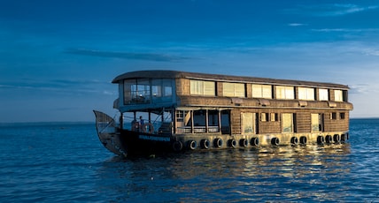 Harmony of backwaters. Room Type - 1 Day Cruise - Without Room in Sharing Houseboat 1 PM to 5.30 PM Non AC Same date check-out Harmony of backwaters. Room Type - 1 Day Cruise - Without Room in Sharing Houseboat 1 PM to 5.30 PM Non AC Same date check-out