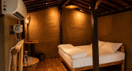 Bhuvan Aarogyam Vanvaasi Retreat Near Panna Tiger Reserve Room Type - Mata Shabri Kutir