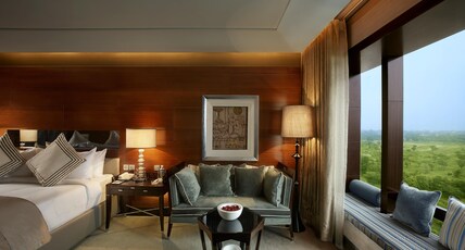 The Leela Ambience Gurugram Hotel & Residences - The Luxury Urban Sanctuary Room Type - Royal Club Room with Cocktail Hours and Airport pick up and drop
