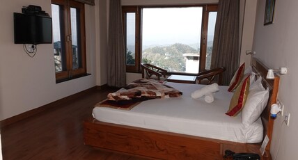 The Majestic Cedar | 2km From Mall Road, Stags not allowed Room Type - Twin Deluxe Valley View for 4 persons