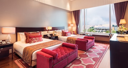 Taj Santacruz, Mumbai Room Type - Taj Club Room City View Twin Bed with Breakfast, High-Tea and Evening Cocktail Hours Taj Santacruz, Mumbai Room Type - Taj Club Room City View Twin Bed with Breakfast, High-Tea and Evening Cocktail Hours