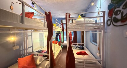 Ghumakkad | Home for every Explorer Room Type - Dorm | 1 Bed in 8-Bunk Bed AC Dorm | Shared Attached Bathroom Ghumakkad | Home for every Explorer Room Type - Dorm | 1 Bed in 8-Bunk Bed AC Dorm | Shared Attached Bathroom