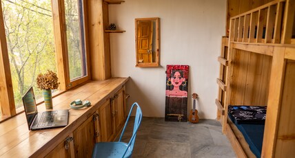 The Blue Sheep Hostel Room Type - 4 Bed Garden Dorm 2