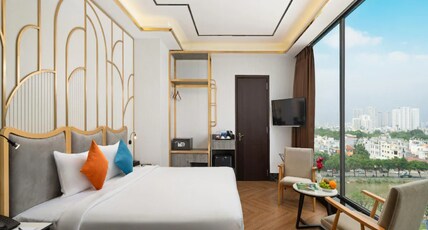 G8 Riverside Hotel Saigon Room Type - Grand Deluxe Double River View