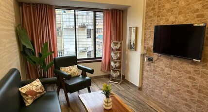 Sora House | 2 BHK Service Apartment Room Type - Sora House: Furnished 2Bhk near Atal Setu