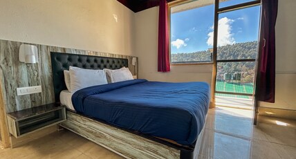 Hotel 24(new bharat) walkable distance from Mall Road Room Type - 201 Deluxe Room with private balcony