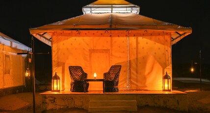 The Carvaan Resort Room Type - Luxury Swiss Tent with Air Cooler and Free Wifi
