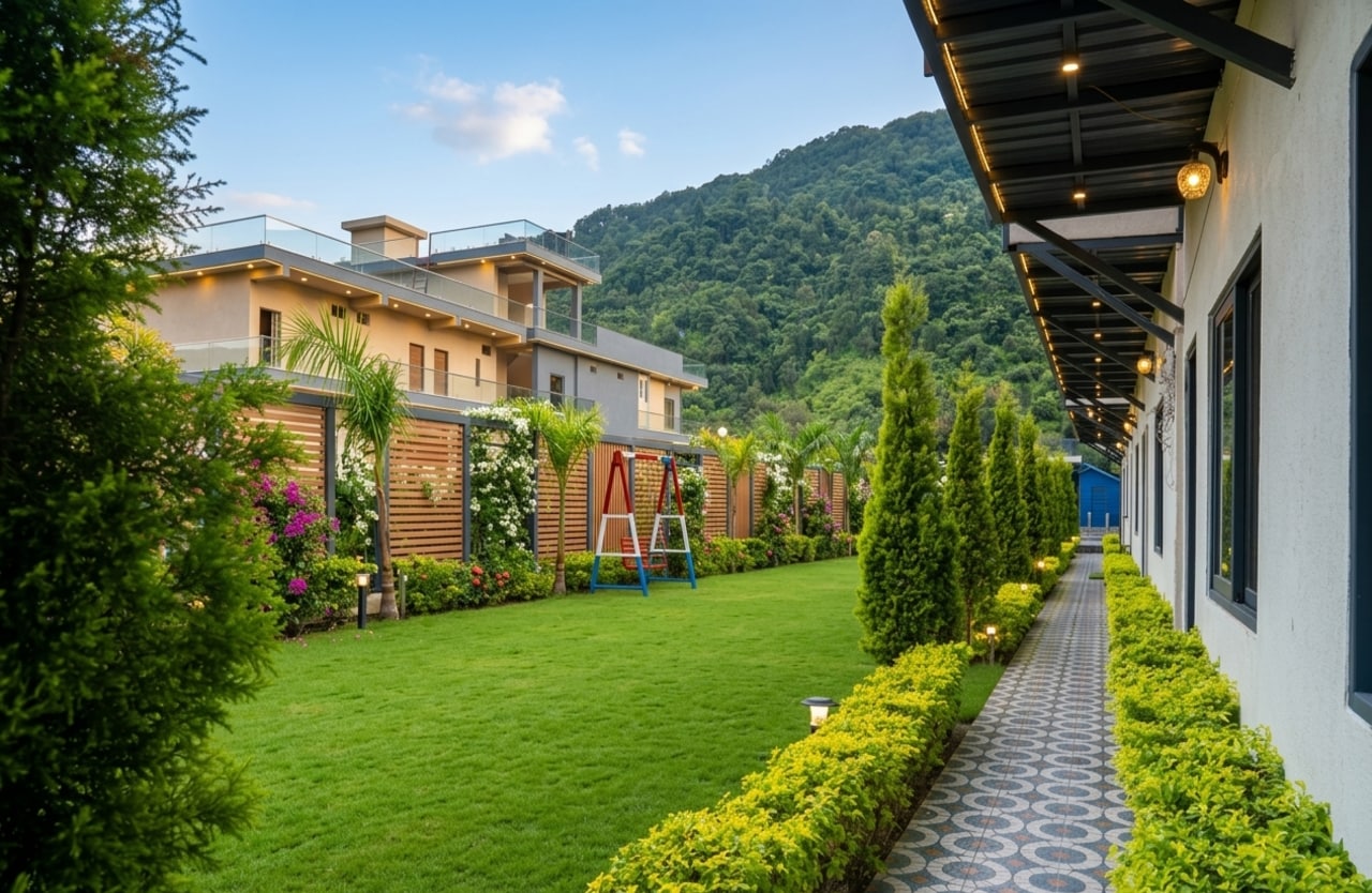 Qcent Bairagarh Resort Rishikesh - Tap to explore photos