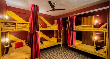 Misfits Hostel and Cafe | Near Mall Road Room Type - Bed in 6 Bed Mixed Dormitory with Ensuite Washroom and Free WiFi Misfits Hostel and Cafe | Near Mall Road Room Type - Bed in 6 Bed Mixed Dormitory with Ensuite Washroom and Free WiFi
