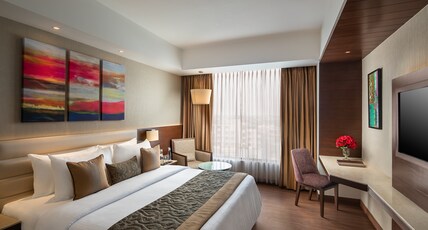 Nirvana Sarovar Portico Gorakhpur Room Type - Suite - 1 Double Bed 46SQM WiFi Living Room Shower