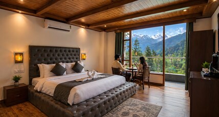 Asia holidays kasol Room Type - Elite Room with Balcony - Mountain View