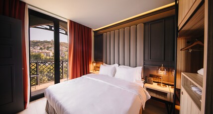 Hotel Sandali Metekhi Room Type - Standard Double or Twin with River View and Balcony Hotel Sandali Metekhi Room Type - Standard Double or Twin with River View and Balcony