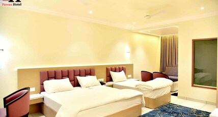 PAWAN HOTEL Room Type - TRIPLE OCCUPANCY 3 BED