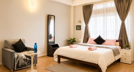 Spacious 1BHK Apartment 1 in Guwahati | Homeyhuts Room Type - Bedroom 1