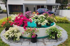 Nambiaparambil Serviced Villa GF  2BR
