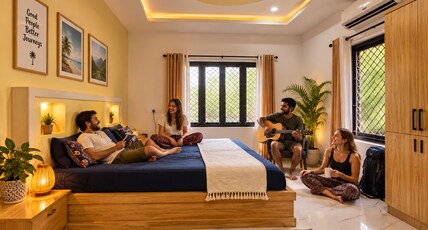 Hope Hostel, South Cliff Varkala Room Type - Deluxe Room AC
