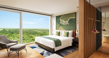 Taj The Trees Mumbai Room Type - Luxury Suite King Bed with Breakfast, One Way Airport Transfer, Evening Cocktail Hours, and Mangrove Taj The Trees Mumbai Room Type - Luxury Suite King Bed with Breakfast, One Way Airport Transfer, Evening Cocktail Hours, and Mangrove