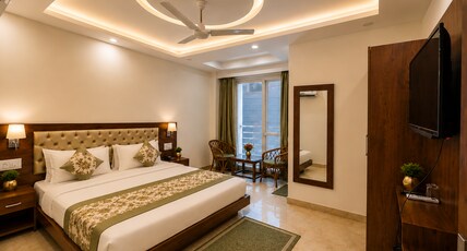 Sitara Premium Dhakad Gold near Lakshman jhula Room Type - Queen Room with Balcony