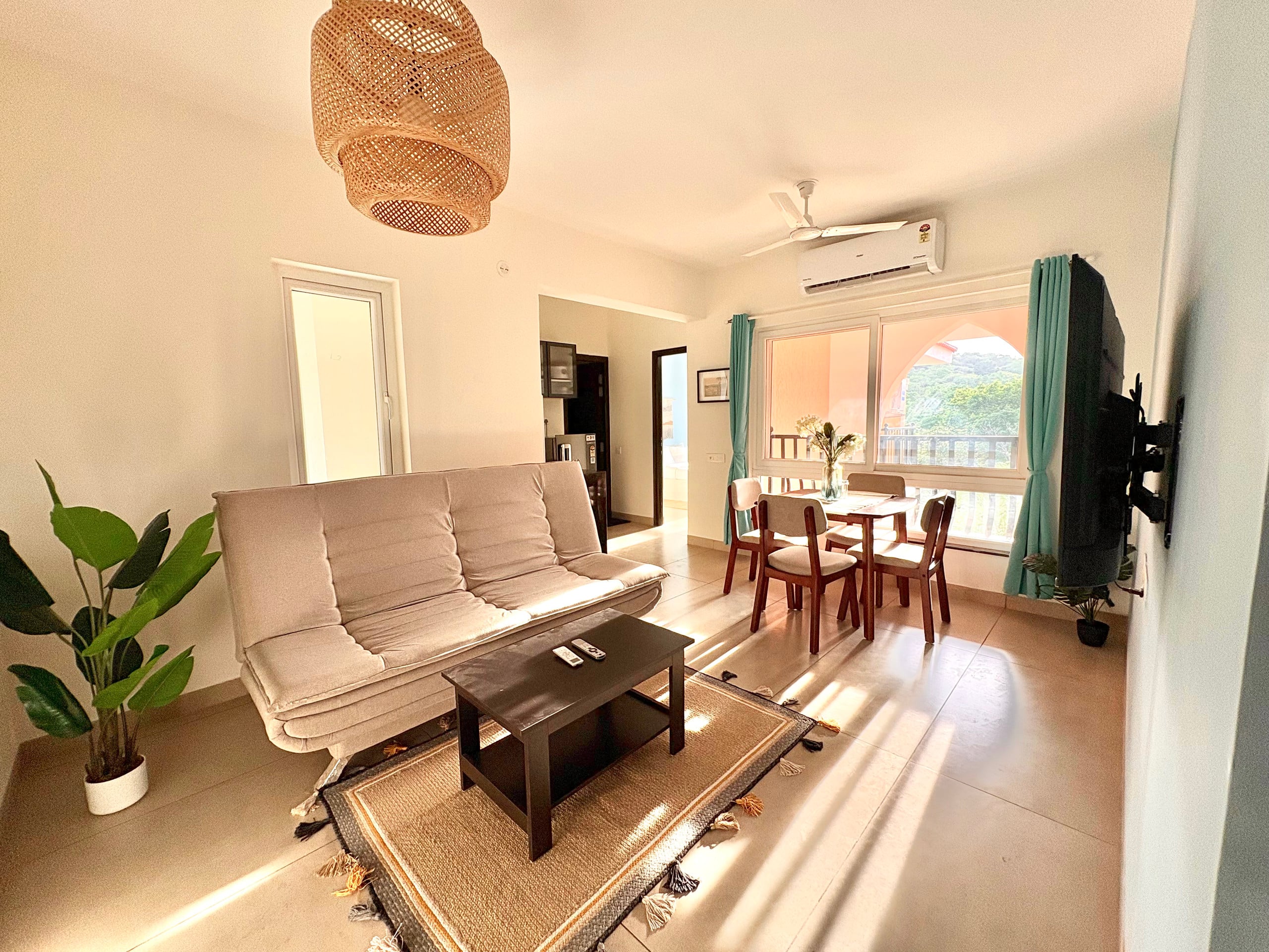 Siolim Forest View 1BHK Mirashya B404 - Tap to explore photos