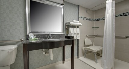Holiday Inn Plainview-Long Island, an IHG hotel Room Type - 2 Double Standard Mobility Accessible Roll in Shower Holiday Inn Plainview-Long Island, an IHG hotel Room Type - 2 Double Standard Mobility Accessible Roll in Shower
