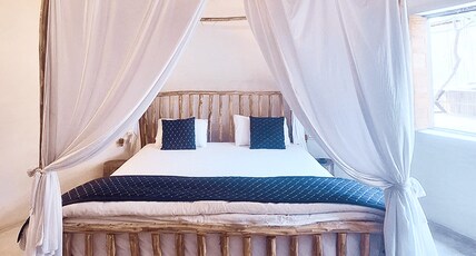 Rural Sense Organic Farm Stay Room Type - Deluxe Round Single Bedroom Cottage