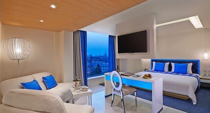 Barsana Boutique Hotel (Pure vegetarian) Room Type - Superior (Mini Suite)