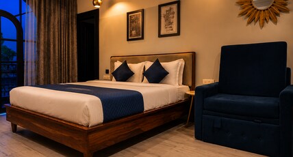 The Belmonte House by Noventa - Rooftop Pool Hotel in Udaipur Room Type - Noventa Bliss with Private Standing Balcony The Belmonte House by Noventa - Rooftop Pool Hotel in Udaipur Room Type - Noventa Bliss with Private Standing Balcony
