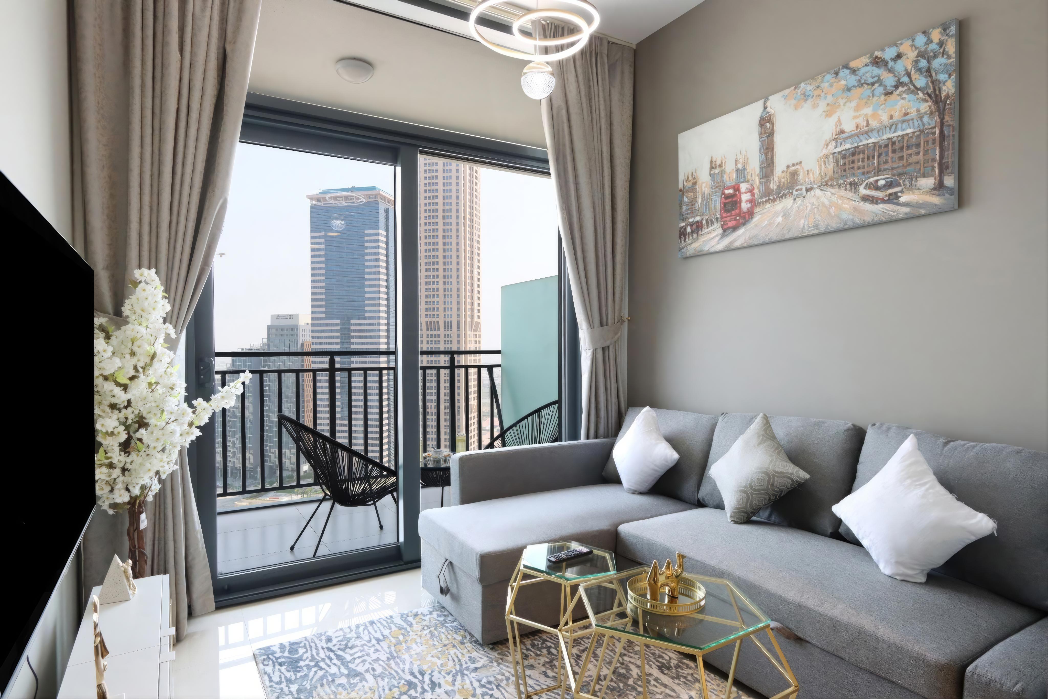 ELIVAAS Curated Canalfront Gem 1BR in Zada Tower - Tap to explore photos