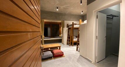 OSTEL Auroville Room Type - A Bed In Deluxe 4 Bed Dorm