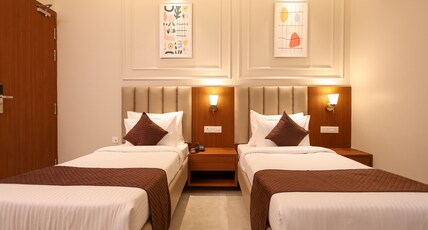 HOTEL NARMADA RESIDENCY Room Type - Twin Bed Room