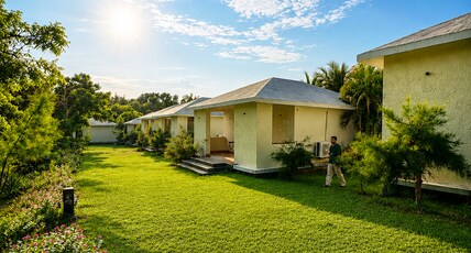 Samudra Resorts & Spa Room Type - Cottage Room With Bathtub and Private Courtyard