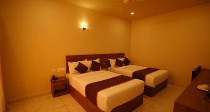 KOTTACKAL NATURE INN Room Type - Triple Bed AC Paddy view with Entrance Balcony