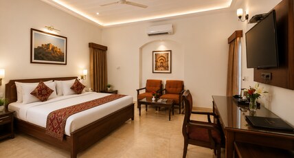 MPT Champak Bungalow, Pachmarhi (@Boat Club Lake) Room Type - AC Super Deluxe Cottage