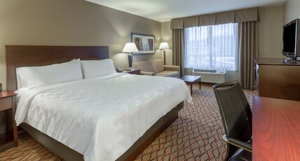 Holiday Inn Eau Claire South Room Type - 1 King Suite Walk-In Shower Sofa Bed Holiday Inn Eau Claire South Room Type - 1 King Suite Walk-In Shower Sofa Bed