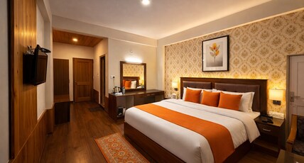Manali Valley Resorts Room Type - Super Deluxe Room AC hot and cold