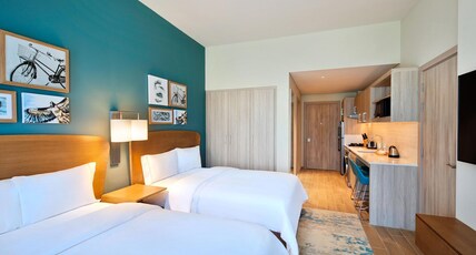 Element by Westin Al Jaddaf, Dubai Room Type - Studio, 2 Double, Harbor view