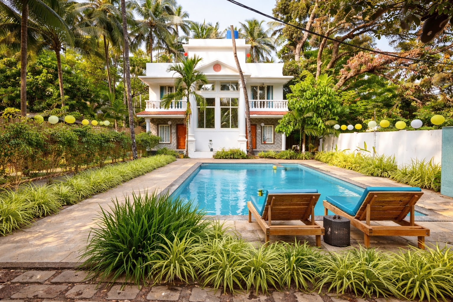 Nature s Inn 4BHK Private Pool Villa in Morjim - Tap to explore photos