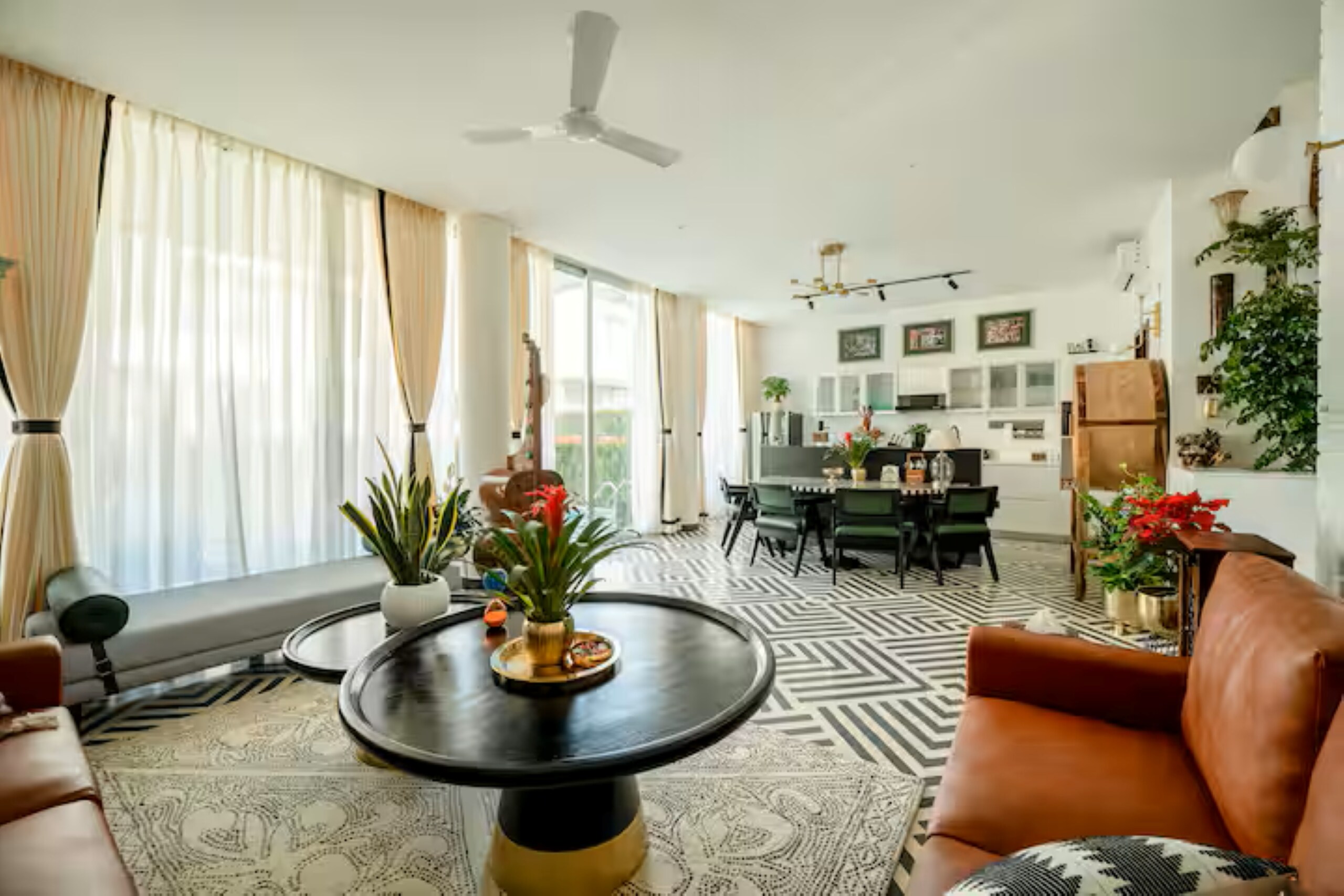 Designer 2BHK Duplex w Pvt Pool Near Candolim - Tap to explore photos