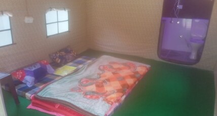 BAROT WATERFALL CAMPS AND DOMES Room Type - Deluxe Swiss Tent ( With Attached Bathroom )