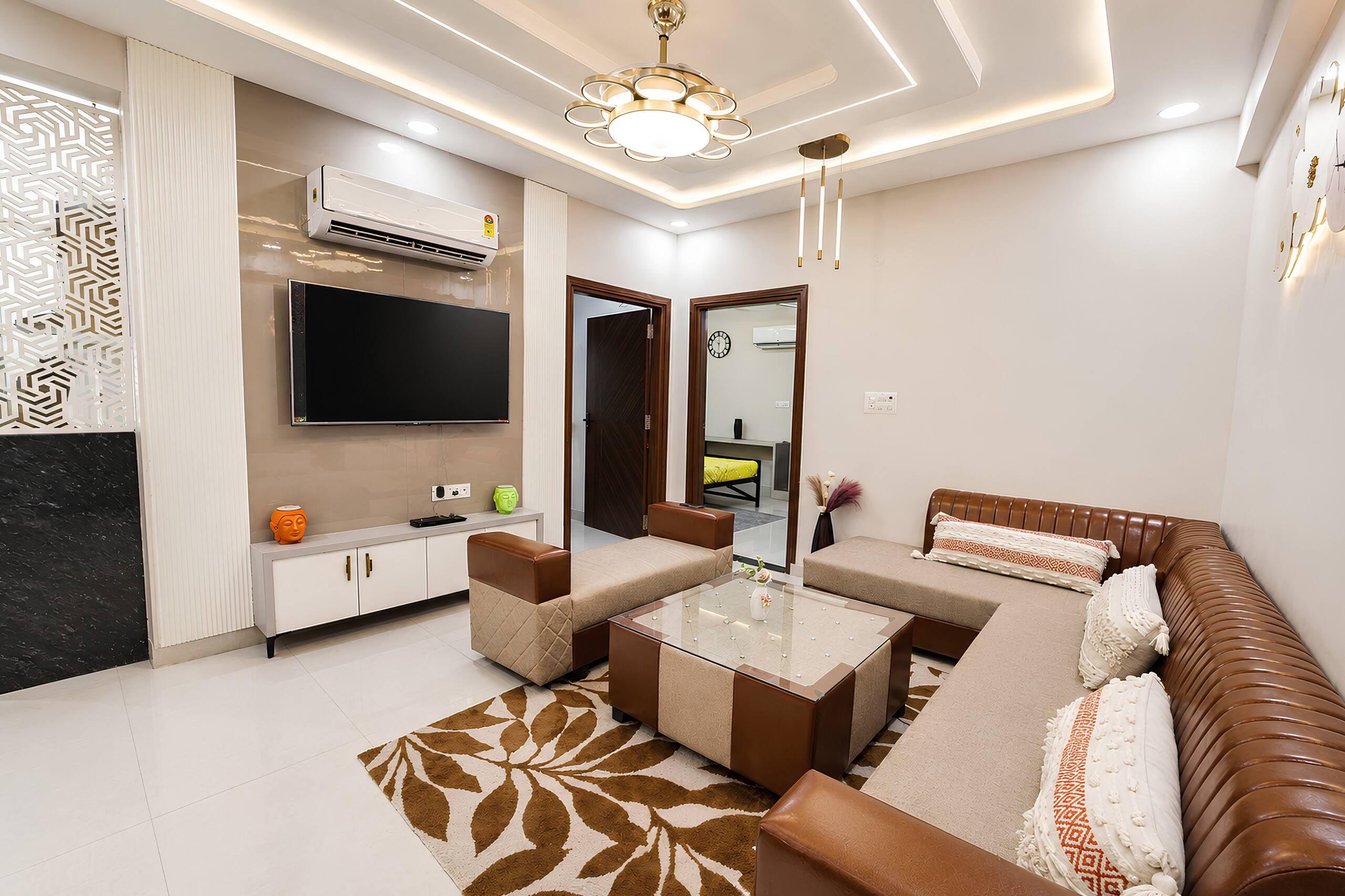 Rooftop Retreat 3BHK Penthouse: Families & Groups - Tap to explore photos