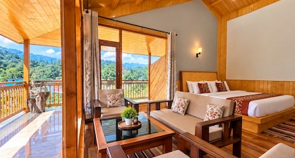 The Mountain Raga Room Type - King Room with Mountain & River view Balcony The Mountain Raga Room Type - King Room with Mountain & River view Balcony