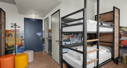 A&O Firence Campo di Marte Room Type - Family Room (2 Adults + 2 Children) A&O Firence Campo di Marte Room Type - Family Room (2 Adults + 2 Children)